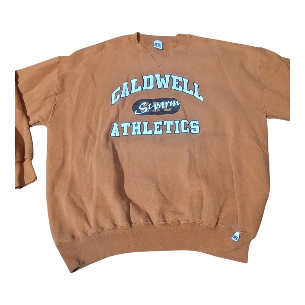 Russell Caldwell University Crewneck Sweatshirt XXL 80s 90s Graphic B12